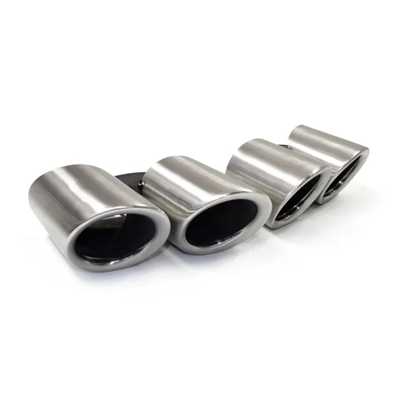 

SYPES High Quality Exhaust Muffler Pipe Tip Modified For Porsche 2017-2020 Years Panamera Original Square Changed Four Tip