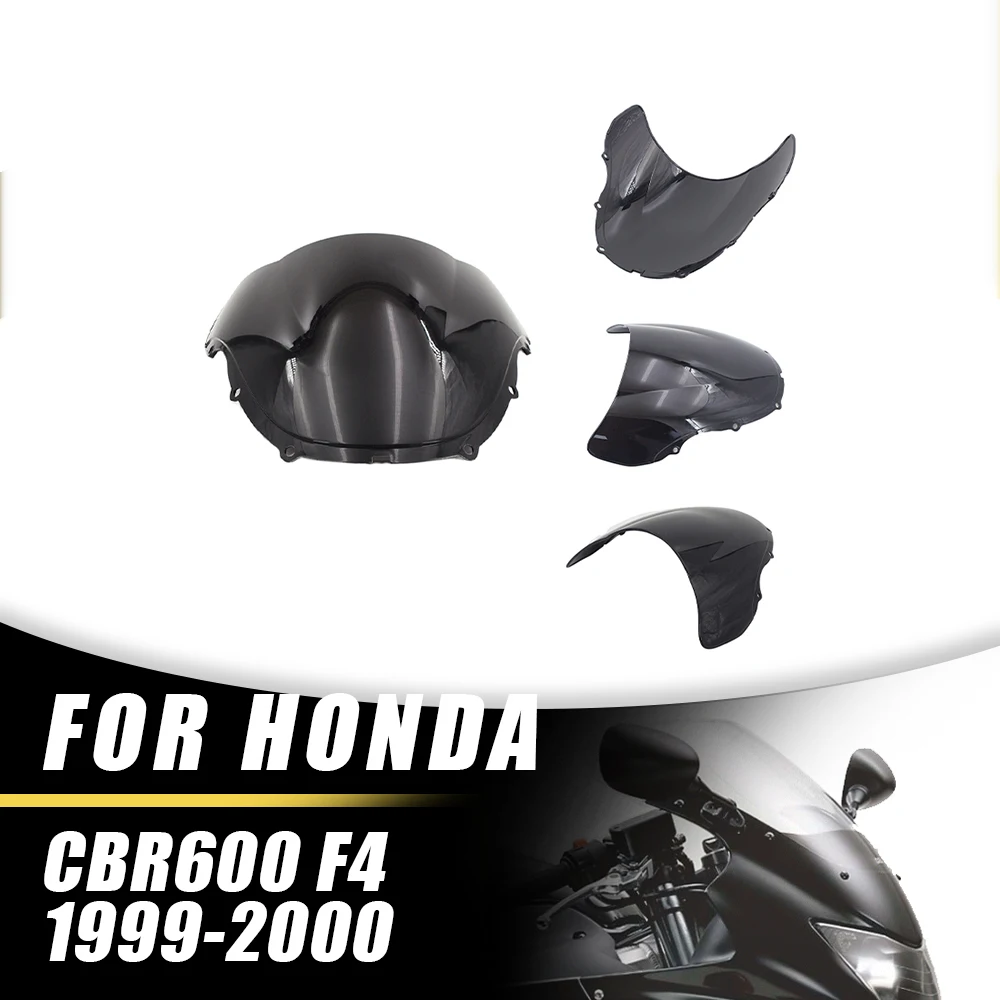 

For Honda CBR600 F4 1999-2000 Motorcycle Windshield Windscreen Wind Deflectors