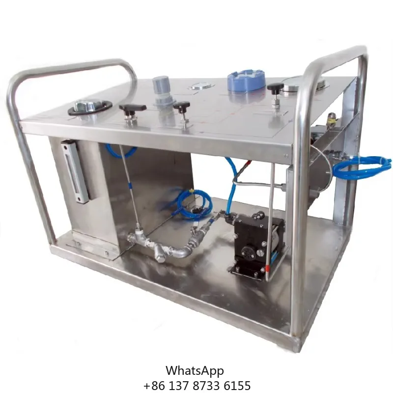 Pneumatic Hydraulic Pressure Test Bench For Pipes