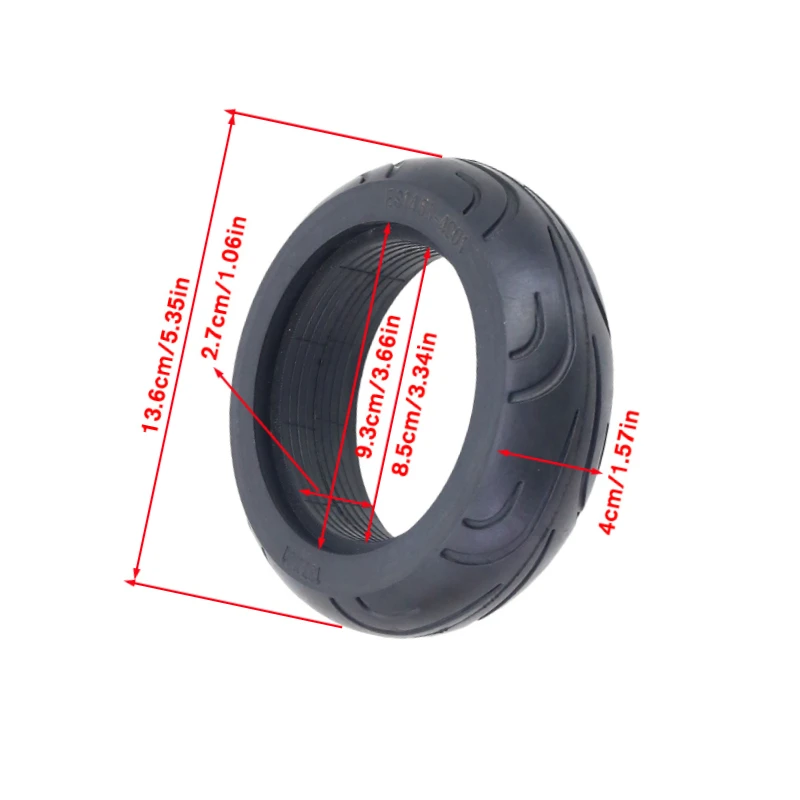 Suitable for small and medium-sized solid tires 137x41 solid tires with curved edges scooter accessories