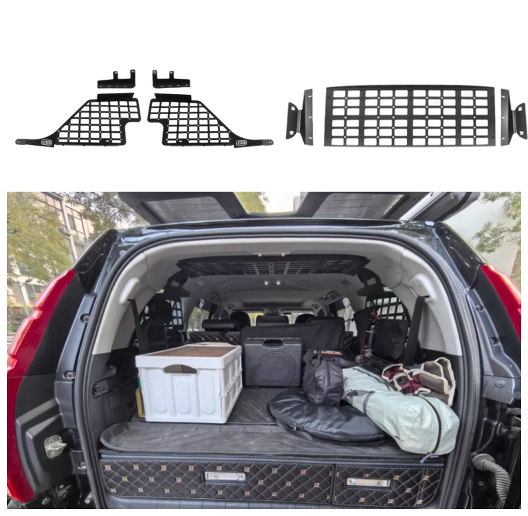 For Great Wall Haval H9 7-seat 2015-2022 Rear Cargo Rack Shelf Luggage Storage Panel Mesh Car Accessories