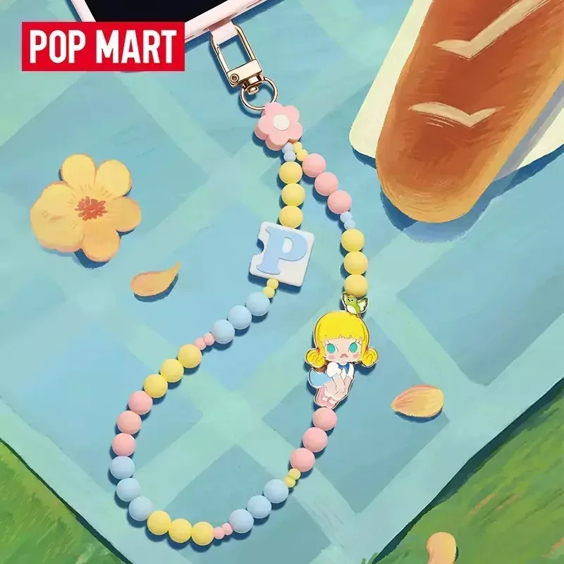 

POP MART Hand In Hand Series Цепочка для мобильного телефона Слепая коробка Guess Bag Mystery Box Игрушки Кукла Симпатичные фигурки Украшения Подарок Девушка
