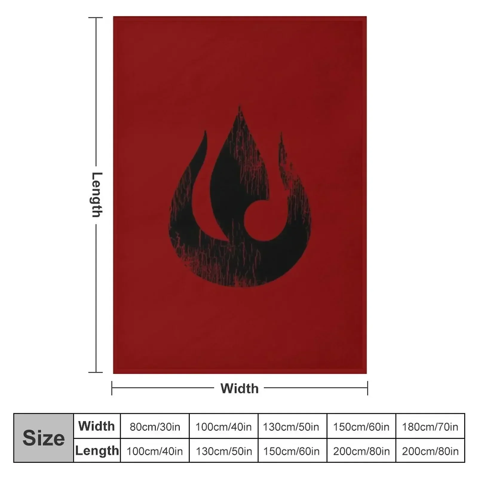 Fire nation banner Throw Blanket Quilt Blankets For Baby Beach Decorative Throw Blankets