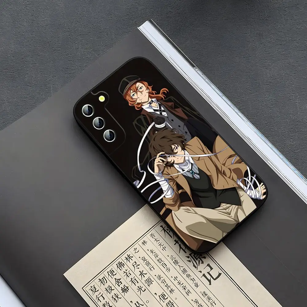 Bungo Stray Dogs Dazai For Samsung Galaxy S24 S22 S23 S20 S21 Ultra Fe Plus M54 A34 A54 A24 A52 Coque