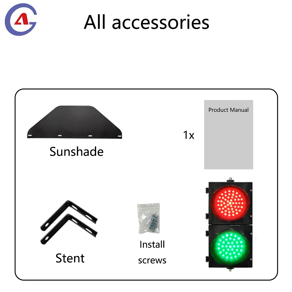 Promotion 200mm Red And Green Traffic Light Waterproof High-Temperature Resistant Safety Warning Light for Road Safety