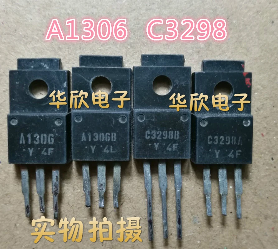 Used 5pair=10pcs A1306 C3298 (5pcs 2SA1306 + 5pcs 2SC3298) A1306B C3298B TO-220 In Stock
