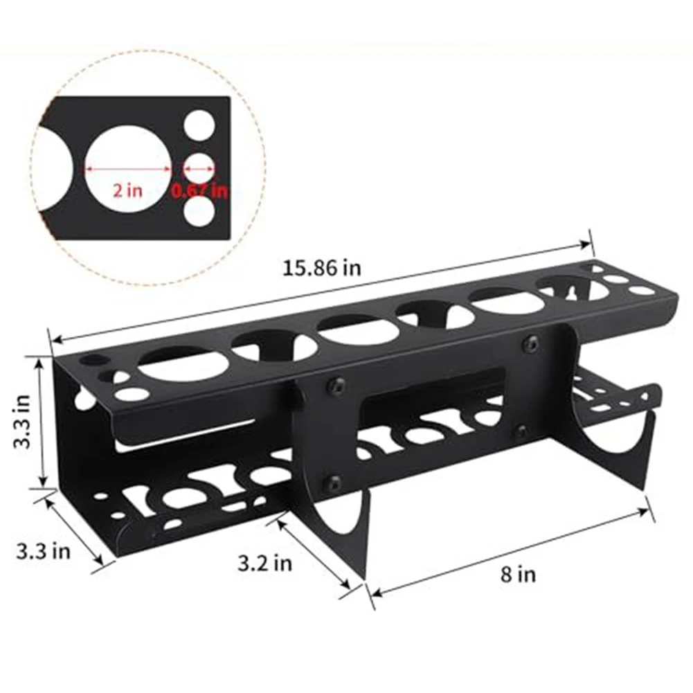 1PCS Caulking Tube Rack Wall Mounted Caulk Tube Sturdy Base Holder Hand Caulking Tube Rack Caulking Tool Organizer Tool Parts