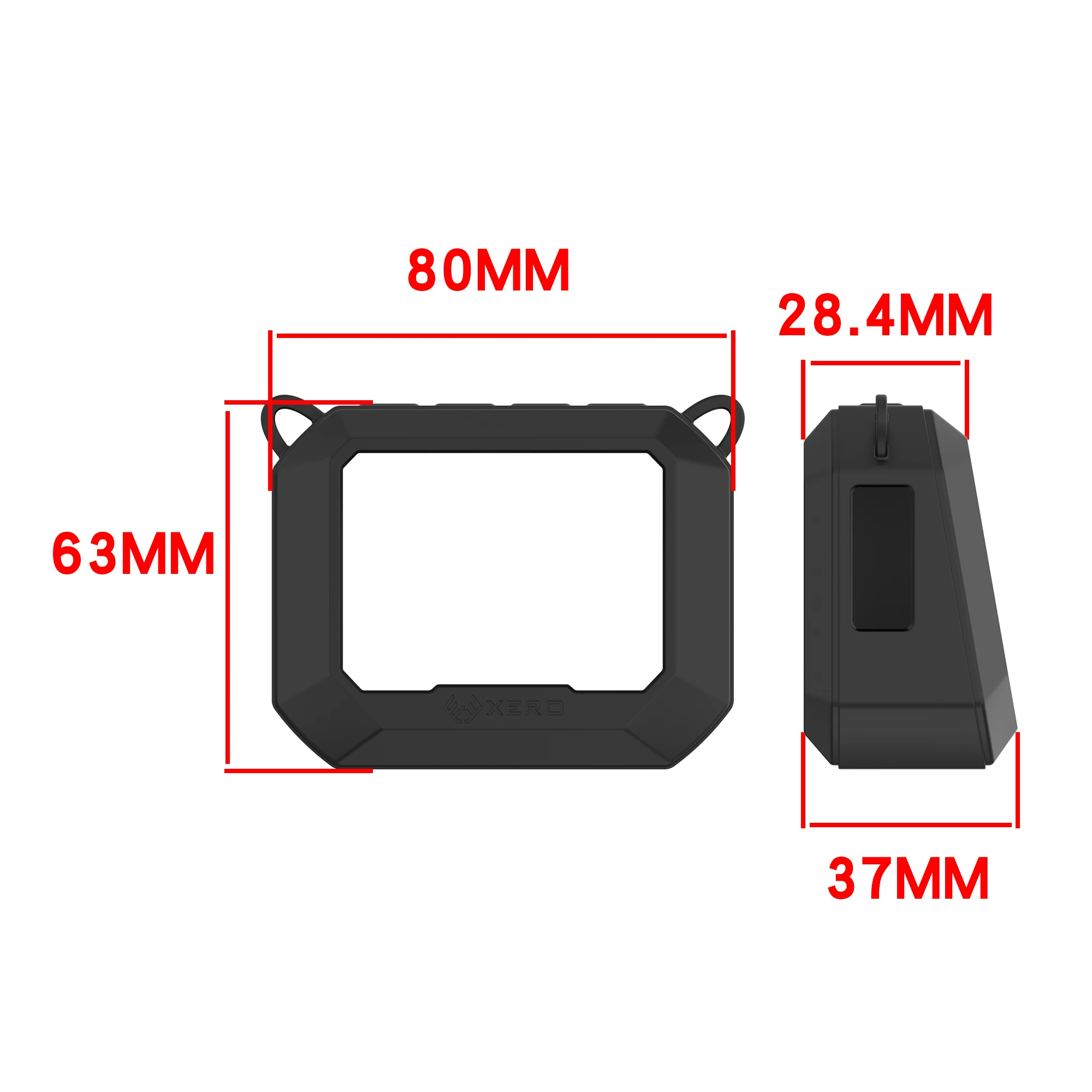 حافظة سيليكون لهاتف Garmin Xero C1 Pro حافظة مؤقت بسيطة بلون سادة #3