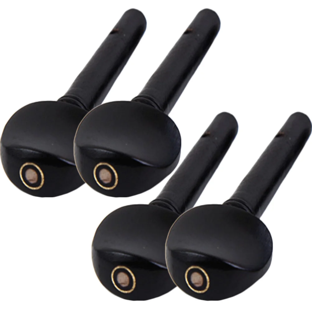 

4Pcs Wooden Violin Tuner Replacement Tuning Pegs for Oud and String Instruments Professional Fiddle Pegs Smooth Tightness