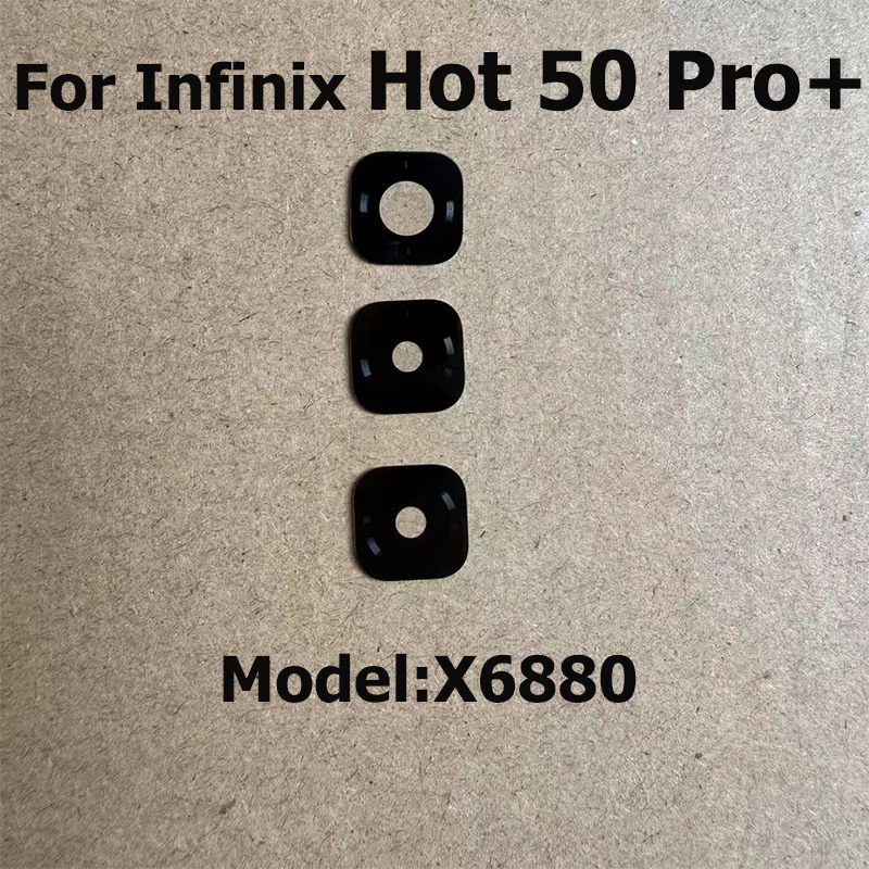 

For Infinix Hot 50 Pro+ Pro Plus Back Camera Glass Lens Rear Camera Cover With Glue Sticker Adhesive Repair Parts X6880