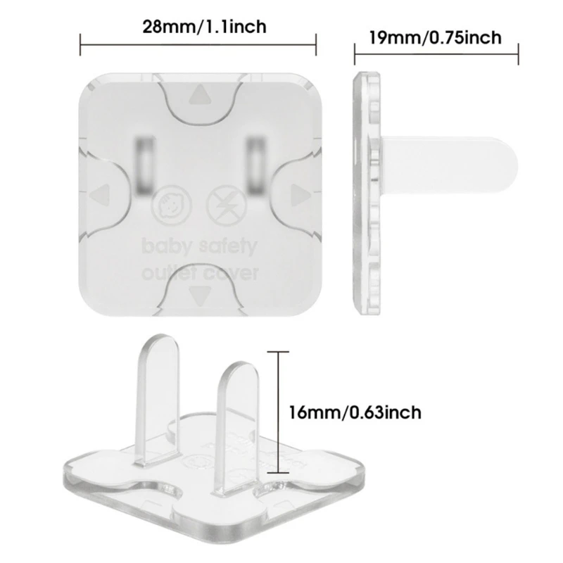 Nuevo Tapa salida eléctrica seguridad para bebés, tapas seguridad con enchufe