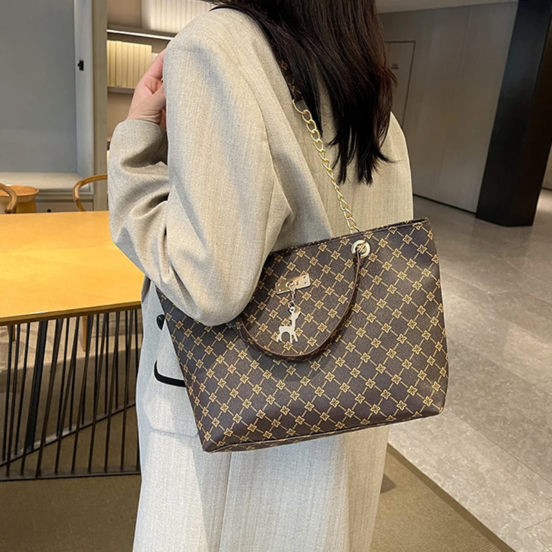 2024 Herbst und Winter Neue Presbyopie-Handtasche Schultertasche Große Kapazität Einkaufstasche Damentasche – Detail 5