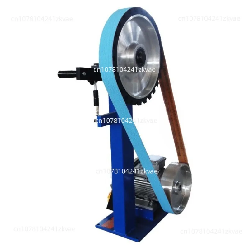 Round tube lathe belt grinder, multifunctional vertical polishing deburring, grinding weld arc