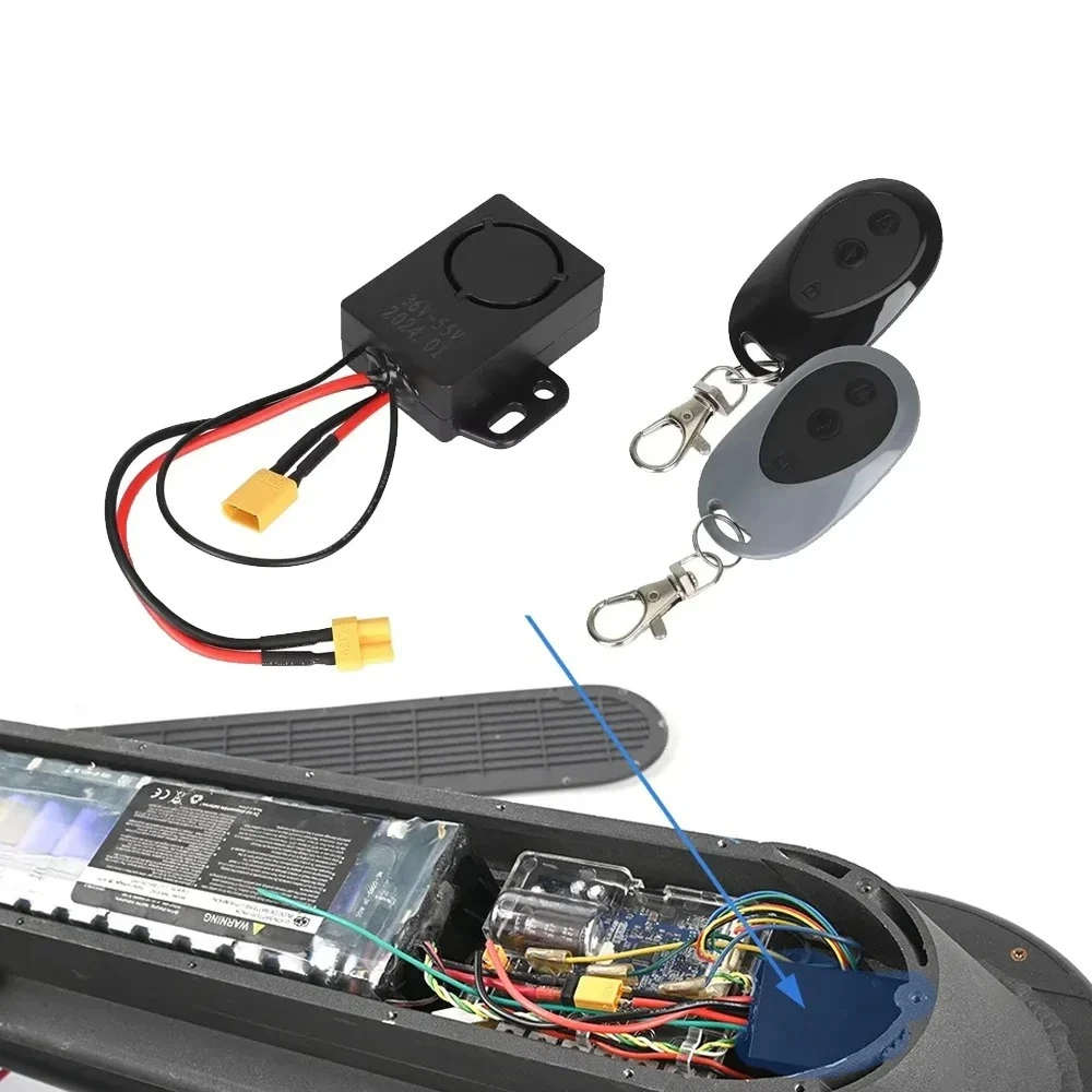 

36-55V 115dB Anti-Theft Remote Control for Xiaomi M365 1s Pro Pro2 for Ninebot Max G30 E-Scooter Detector Alarm Device Parts