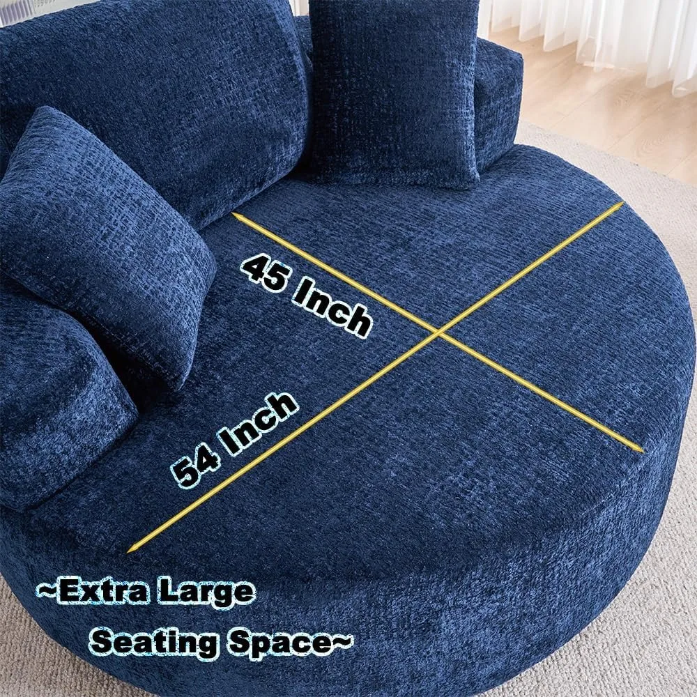 كرسي برميل دوار كبير الحجم حديث من Akili منجد أريكة صالة نادي كرسي الترفيه كرسي مستدير لغرفة المعيشة في الفندق #4