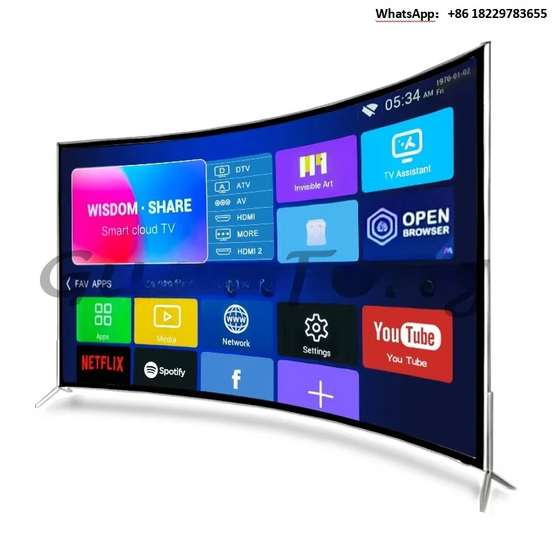 Android Intelligente 50 60 65 70 75 80 Inch Television 2k 4k Smart Tv ...