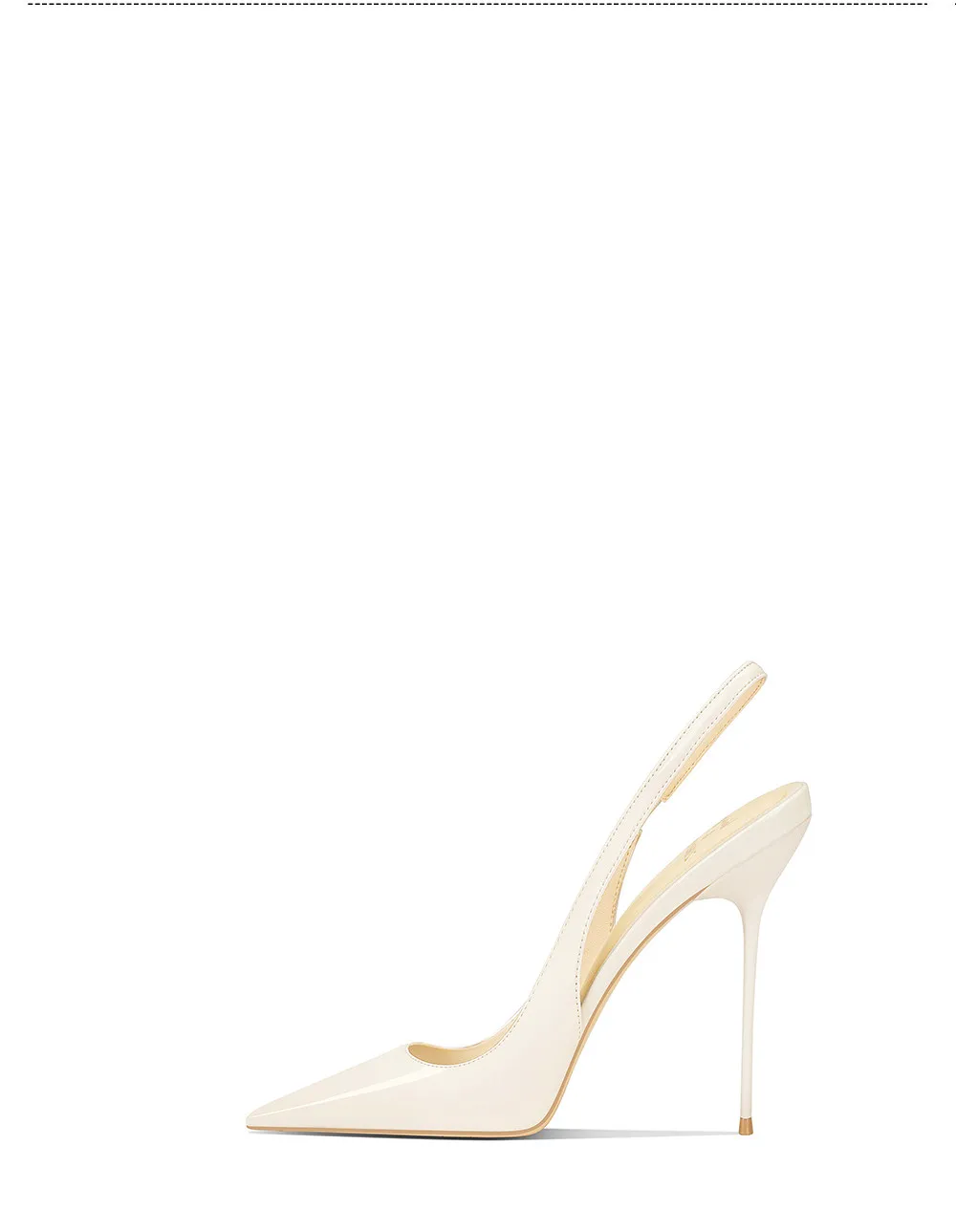 Autumn New Elegant Toe Shoes with White Pointed Toes and Slim Heels, Women's Gentle and Versatile, Showing Off Their Temperament
