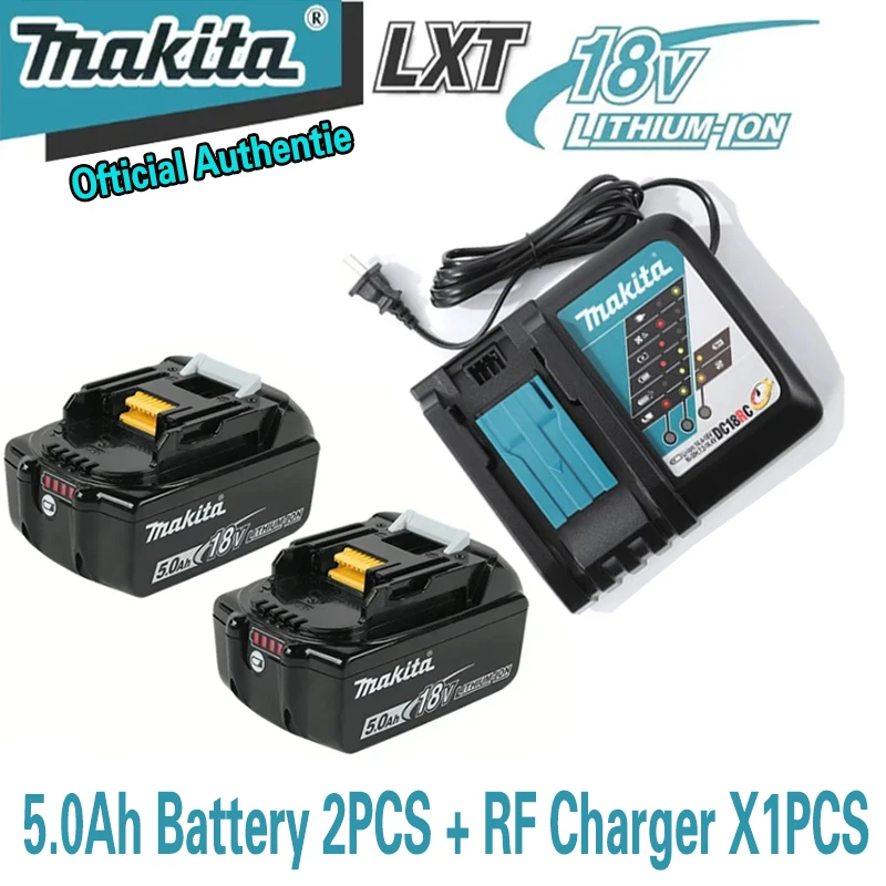 

Makita batería de litio de repuesto, Original, 6Ah/5Ah/3Ah, 18V, BL1830B, BL1850B, BL1850, BL1840, BL1860, BL1815 LXT400