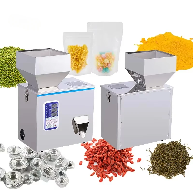 Small Granule Packing Machine Tea Bag Weighing And Packaging Semi Auto Powder Filling Machine