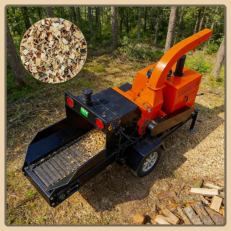 Industrial Hammer Mill Grinder - Trituratore di Tronchi, Cippatore Industriale, Mulino