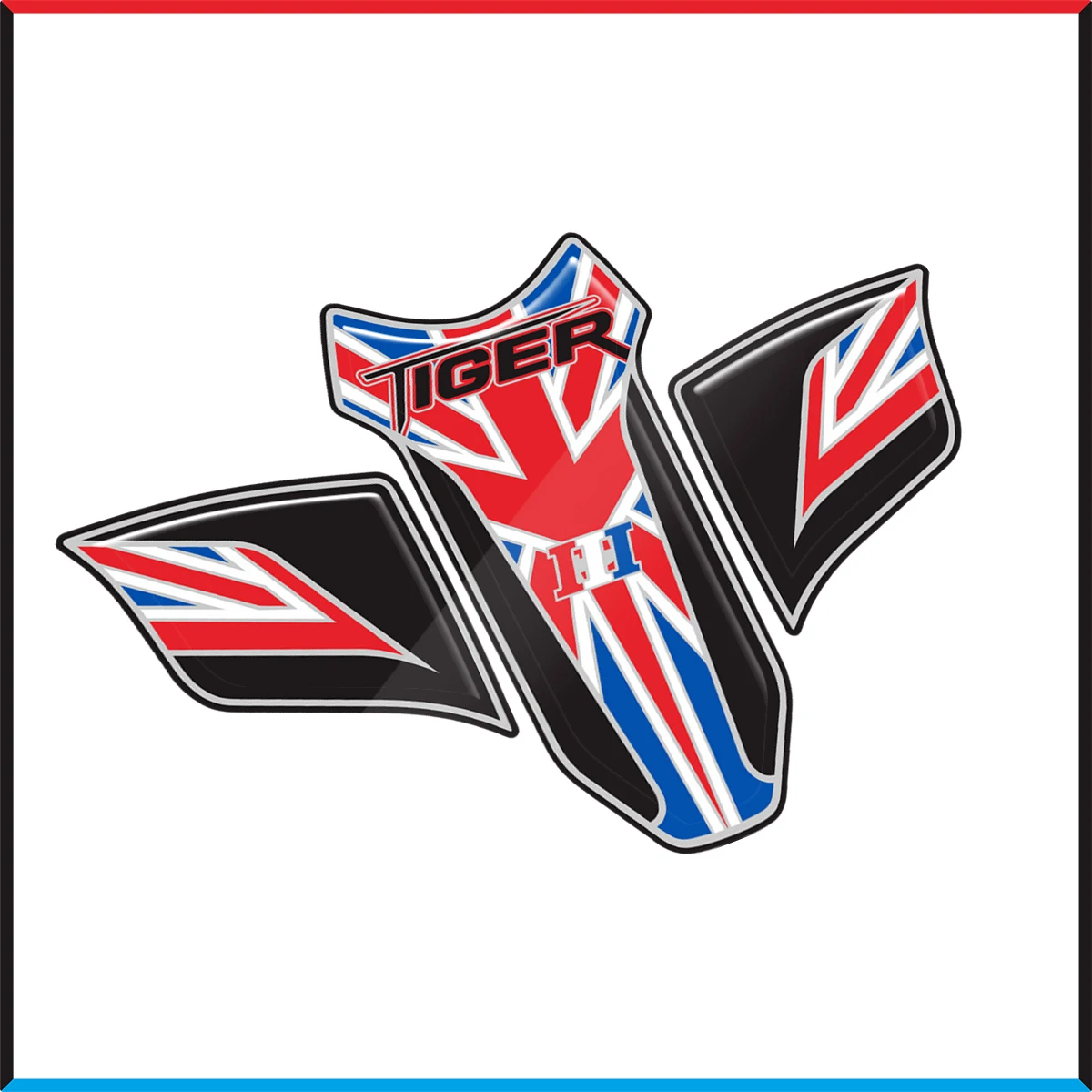 DLA Triumph Tiger 800 2018 Motocykl Tank Pad Protector Ochrona farby