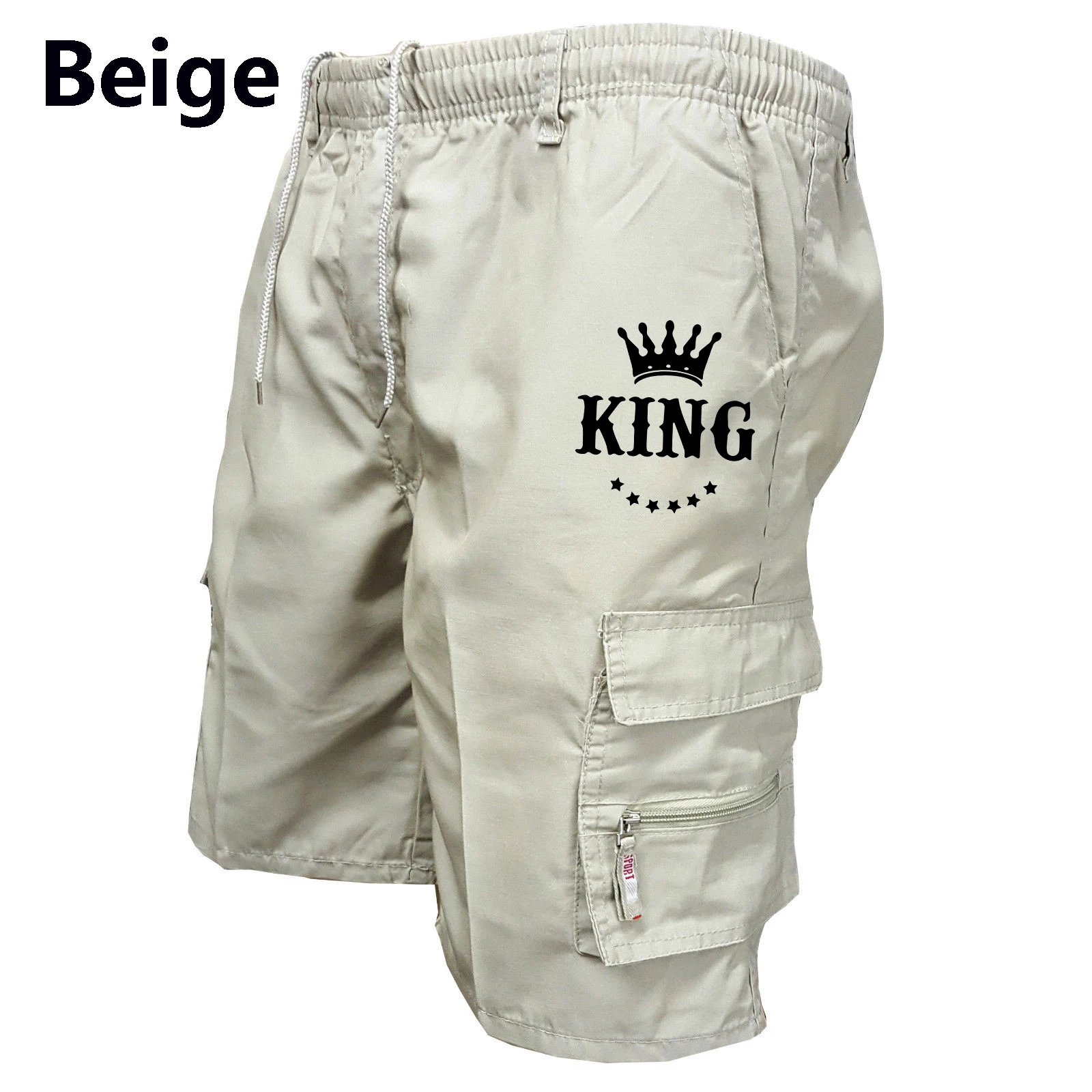 Summer Mens Cargo Shorts Men Street Shorts Men Brand Drawstring Shorts Men Casual Shorts