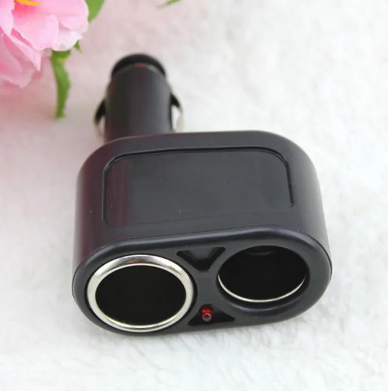 Charger Power Adapter 2 Socket Auto Cigar Lighter Socket Splitter Dual Car Cigarette Lighter