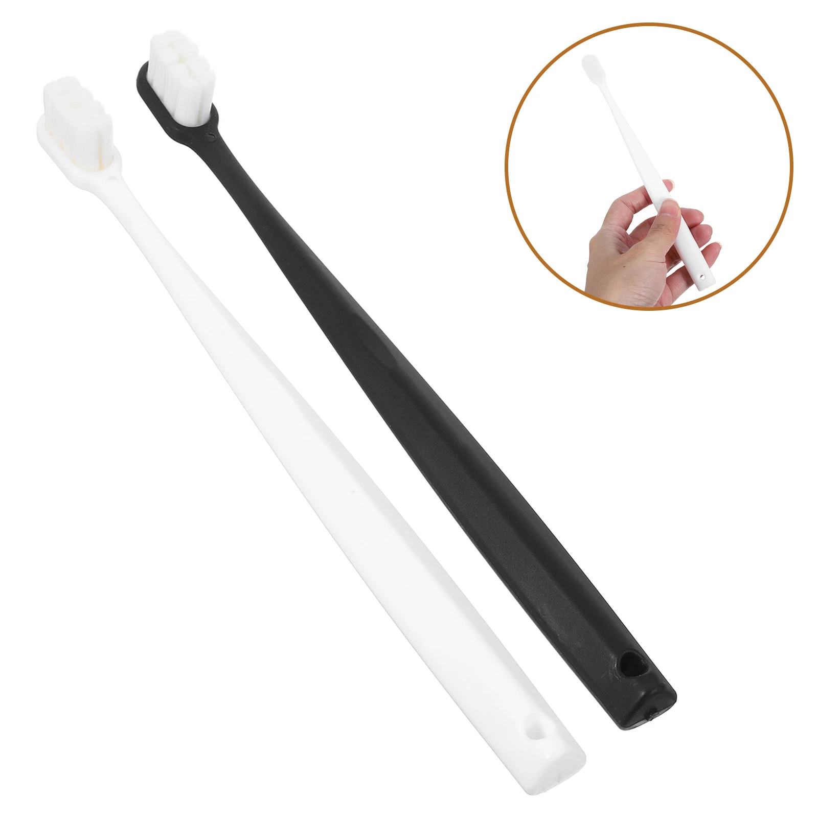 

6pcs Soft Bristles Toothbrush Set For Pregnant Women Ultra Gentle Manual Toothbrush Compact Design Sensitive Gums Travel