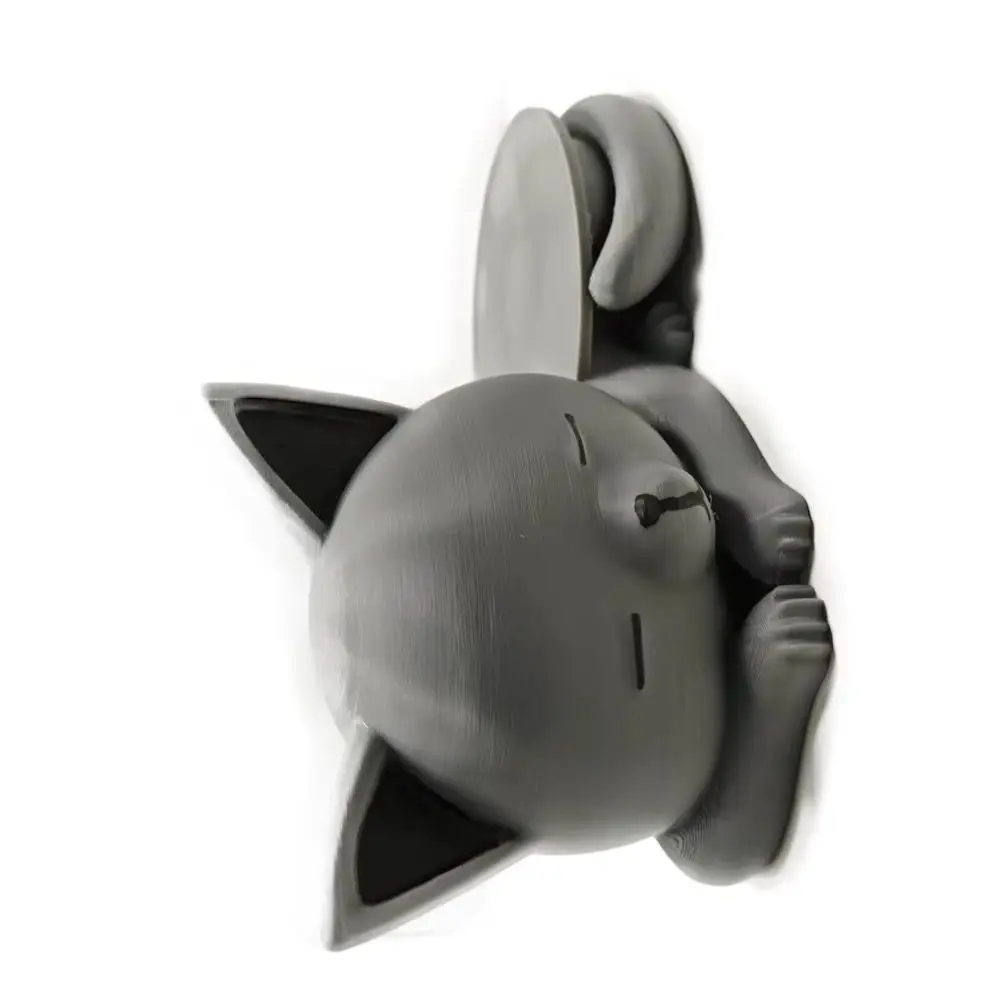 3D Printed Cat Shape Stand Holder for Echo Dot, PLA+ Desktop Organizer Compatible with for Echo Dot Cute Home Decor Accessories