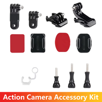 Accessory Kit Adjustment Arm Adhesive Base Screw J Hook For GoPro Hero 13 12 11 10 9 Insta360 SJCAM AKASO DJI OSMO Action Camera