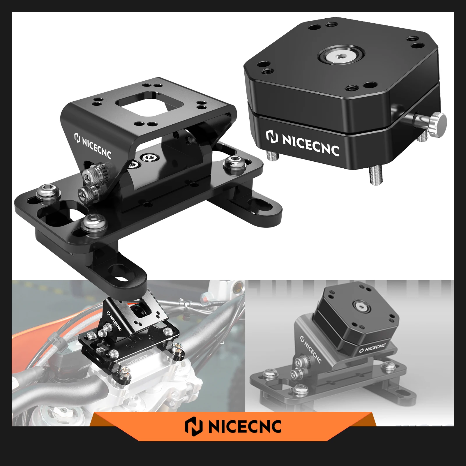 عالمي لـ KTM EXC 300 TPi GPS Mount AMPS قوس قابل للتدوير لـ Husqvrna FE TE GasGas EC Beta RR Sherco SE-R TM Racing EN MX #1