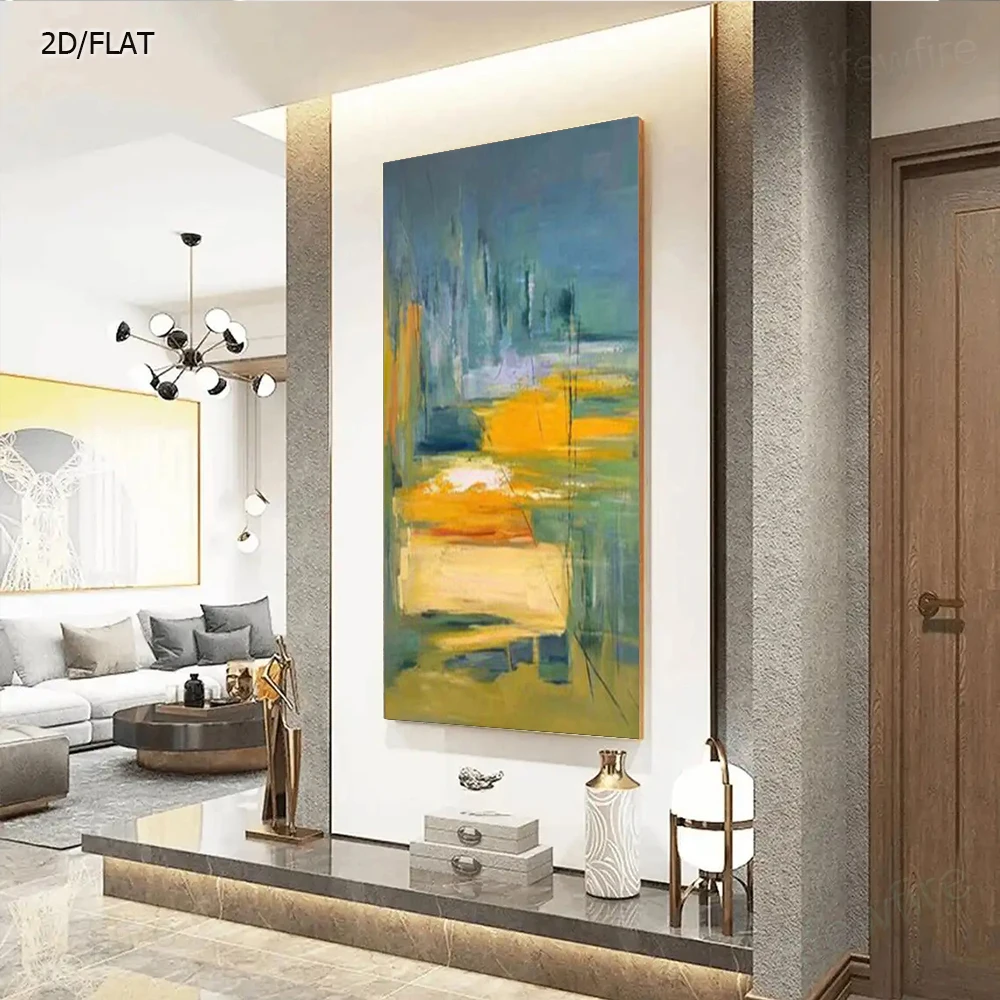 

Nordic Abstract Home Decor Canvas Picture Modern Hand Painted Golden Oil Painting On Canvas Wall Art Mural For Living Room Decor