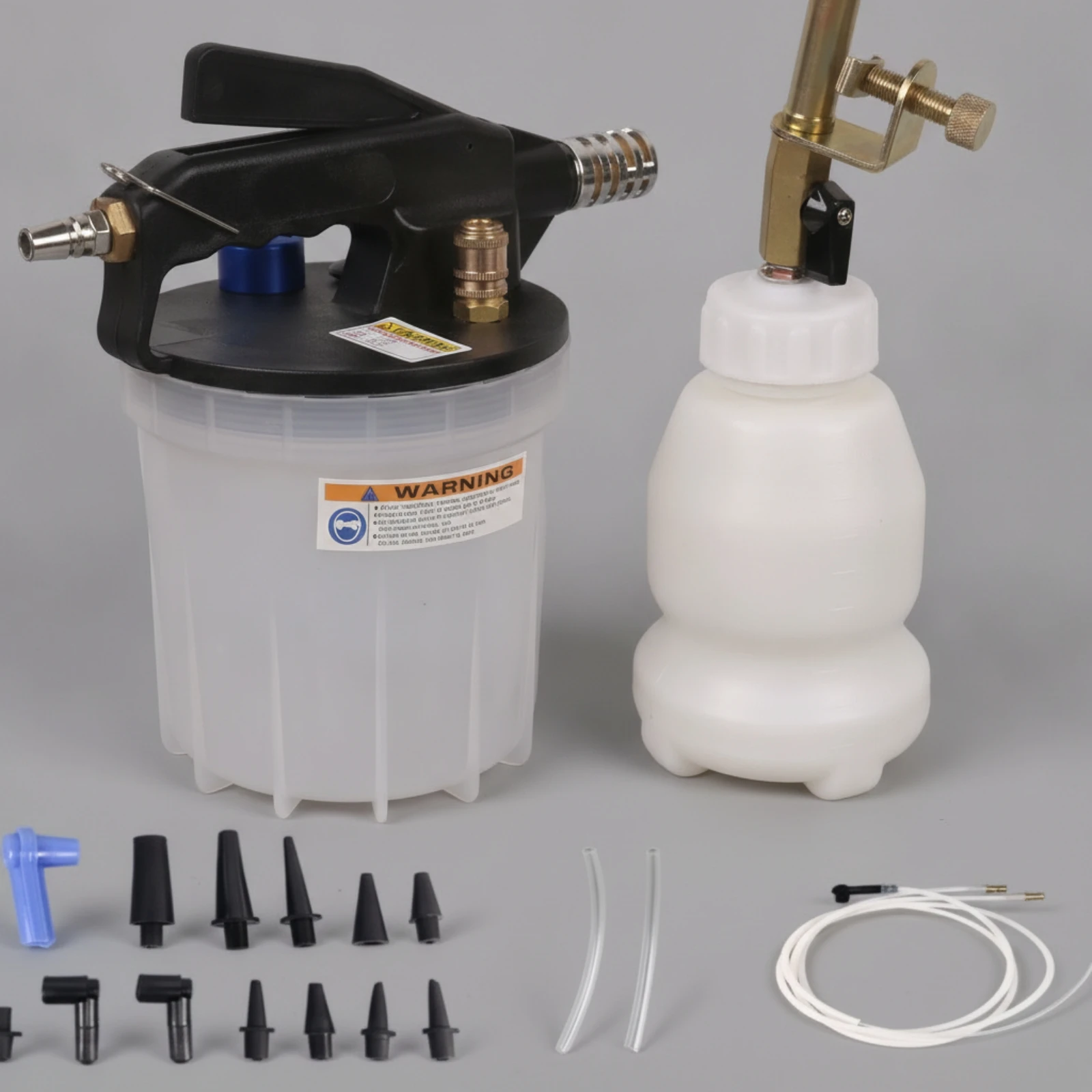 Brake Fluid Replacement Machine Manual Brake Fluid Changer with Hoses Leakproof Safe for Mechanics, Auto Repair Shop, Garage