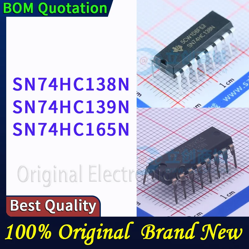 

5pcs/lot SN74HC138N SN74HC139N SN74HC165N In stock Original High quality