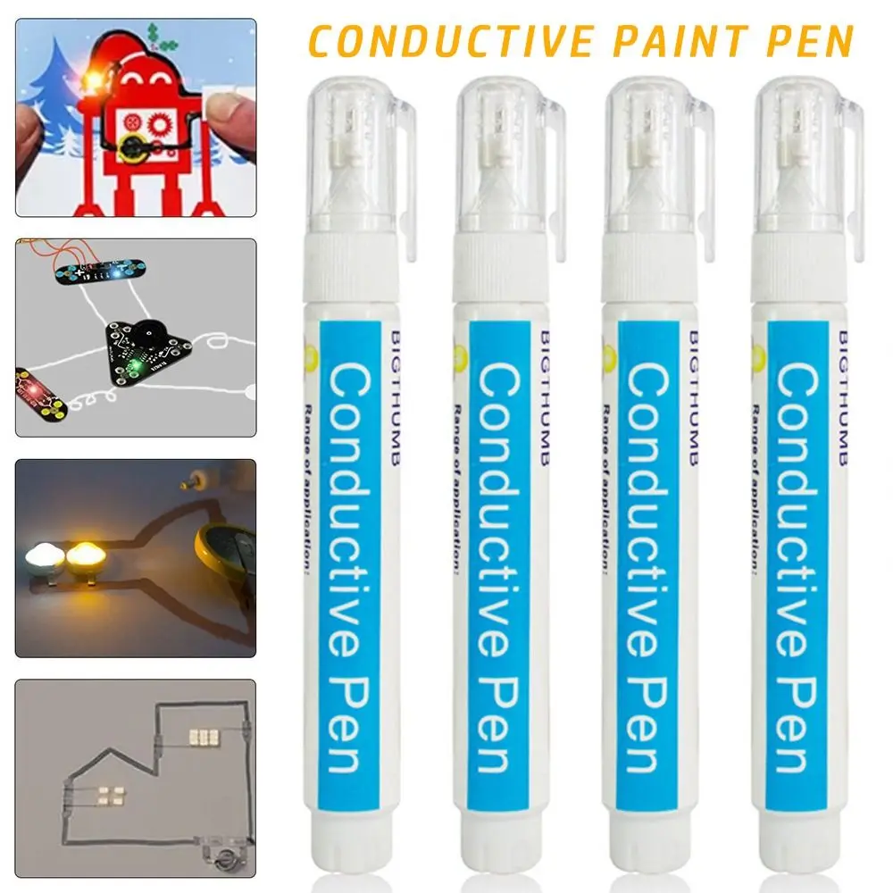 Quick-drying Conductive Paint Pen 3g DIY PCB Bronze Conductive Paste Electrically Conductive Paint