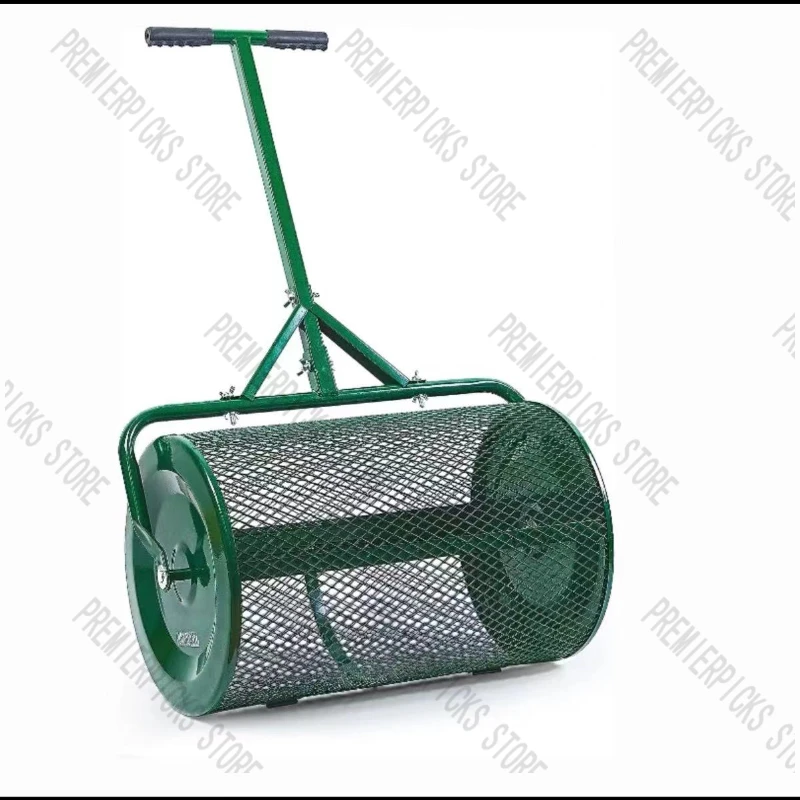 

Garden peat moss spreader for lawn manure top soil