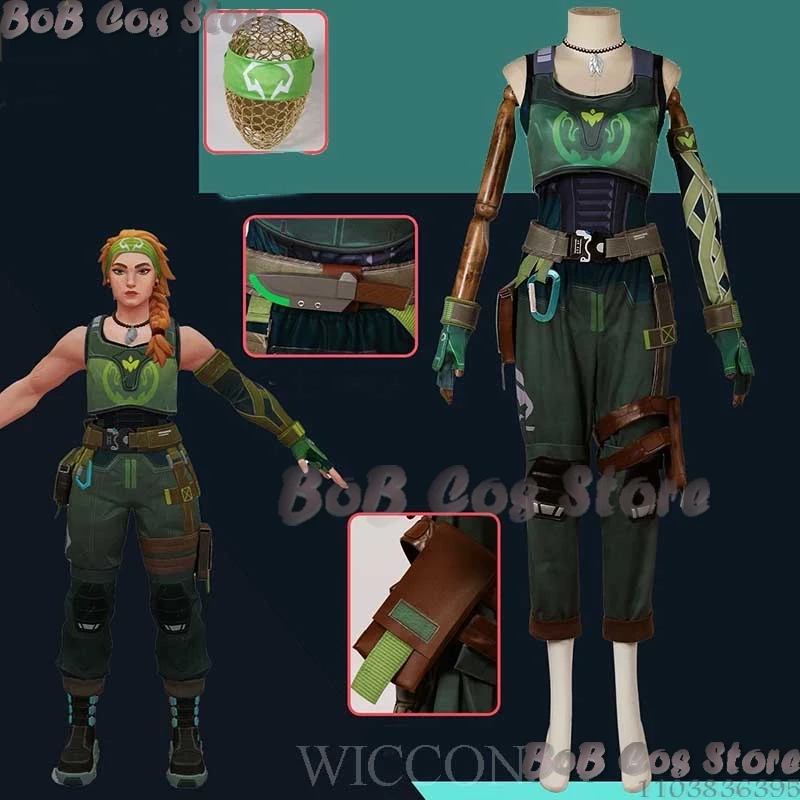 Spiel Valor ant Skye Cosplay Kostüm Kirra Pflege anzüge Outfit Männer Frauen Rollenspiel Kampf Uniformen Top Hosen Halloween Party Look