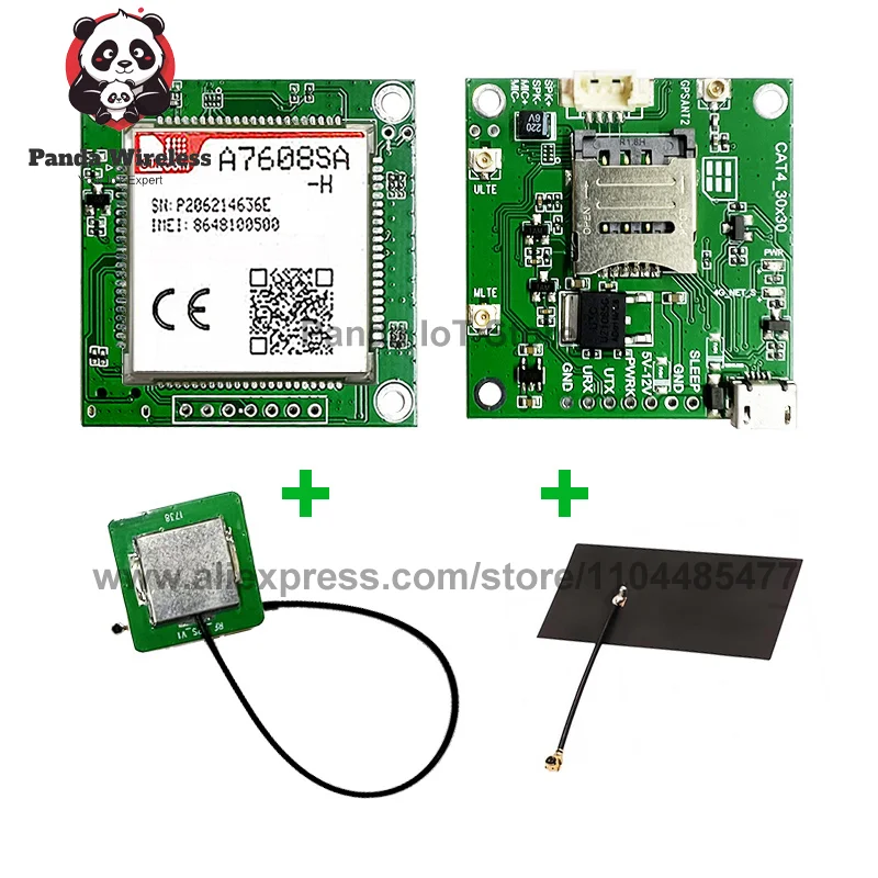 

Плата разработки GPS с поддержкой SIMcom A7608SA-H A7600C1-MASE A7608E-H Голосовые данные LTE CAT4 + GNSS Замена SIM5320E SIM5360E