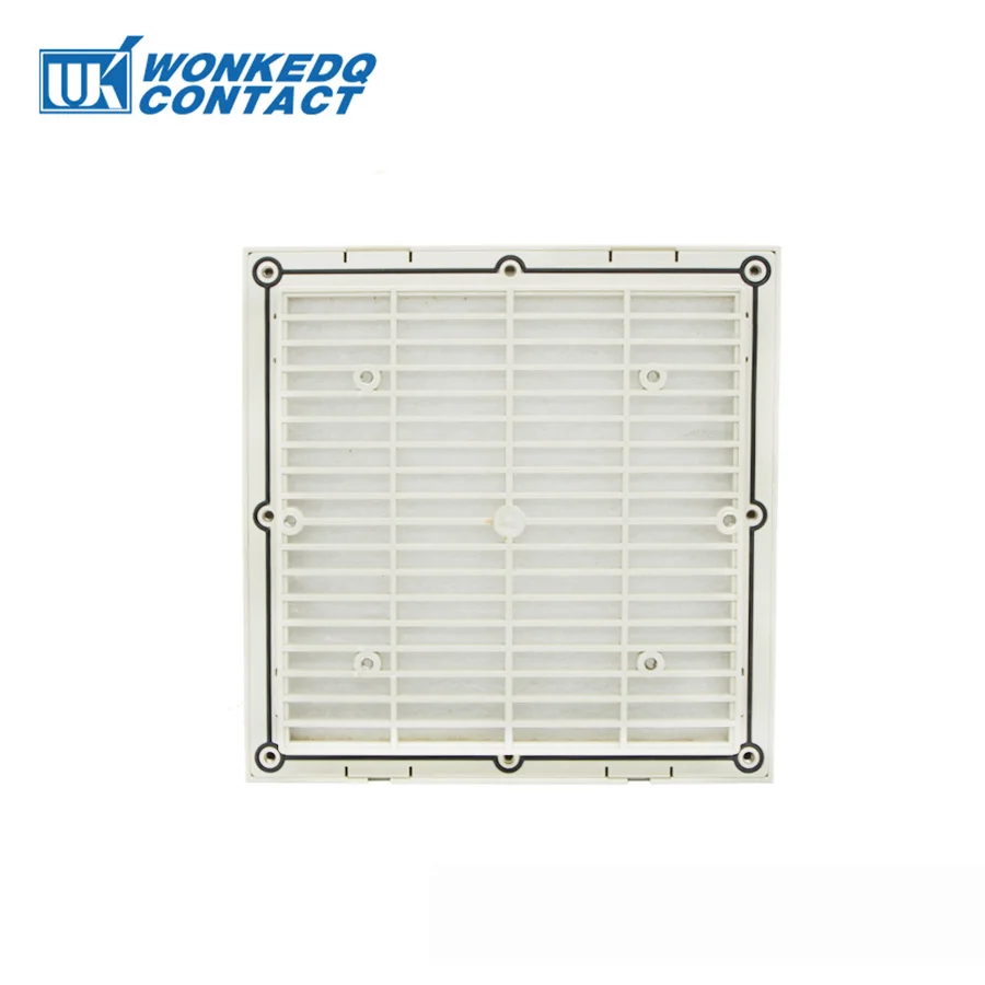 9804-300 Kabinet Ventilasi Pendingin Filter Penutup Jendela Kisi-kisi Kisi-kisi Peniup Knalpot untuk 172Mm Kipas Filter Panel Tanpa Kipas