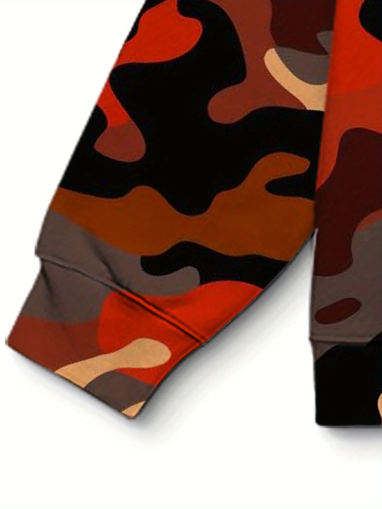 الرجال التمويه طباعة مقنعين البلوز فضفاض كامو سترة ملابس خارجية للصيد والاستخدام غير الرسمي ملابس رجالية البلوز القمم #6