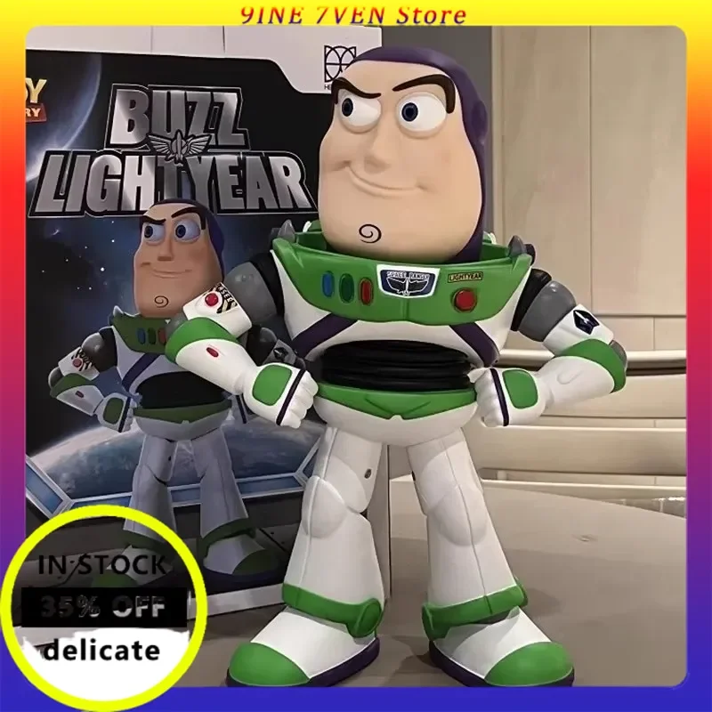 

36cm Toy Story Buzz Lightyear Action Figure Handmade Large Doll Trendy Home Decor Collectible Toy Gift for Boyfriend Birthday