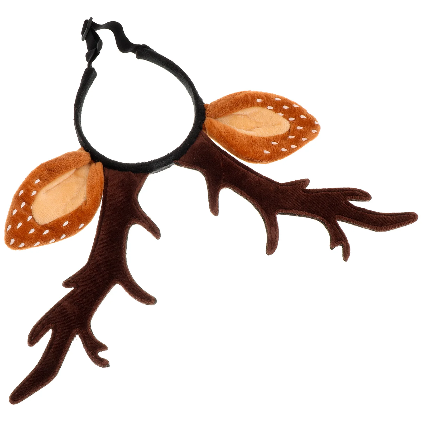 

Christmas Cat Antler Headband Hair Hoop for Pet Kitten Safe Comfortable Holiday Costume Accessory Headband for Cat