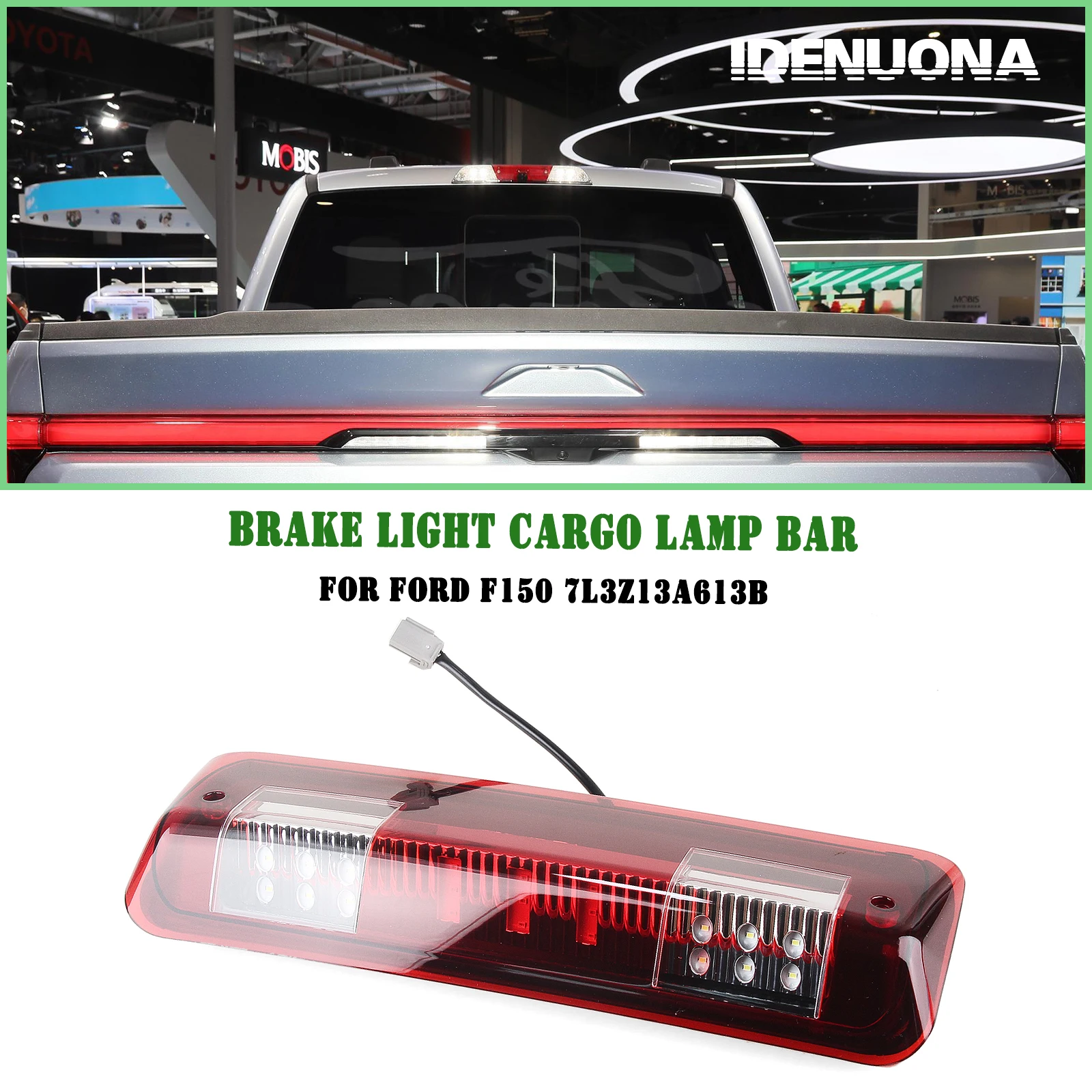 

Rear Trunk Third 3rd Additional Brake Light Cargo Tail Lamp Bar For Ford F150 2004-08 Explorer Sport Trac 2007-2010 7L3Z13A613B