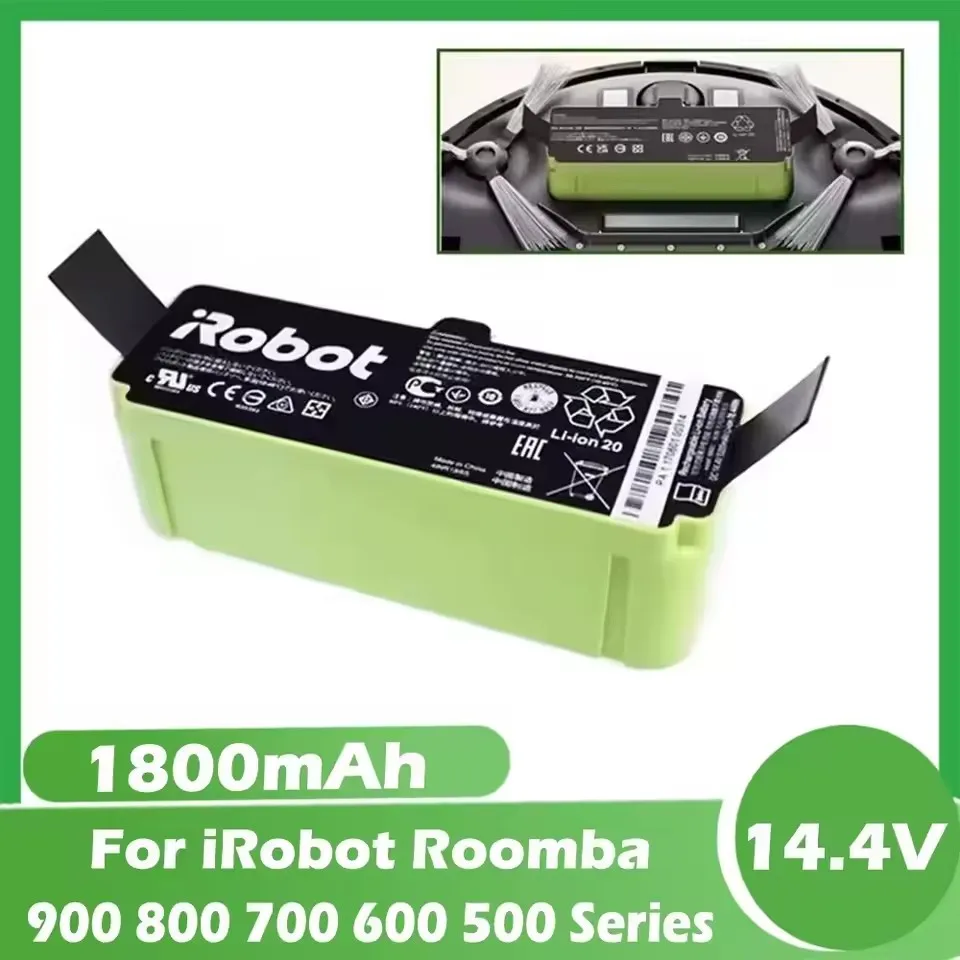 

14.4V For IRobot Roomba 12800mAh Battery Roomba 600 700 800 900 Series Vacuum Cleaner IRobot Roomba 655 780 805 890 960 Part