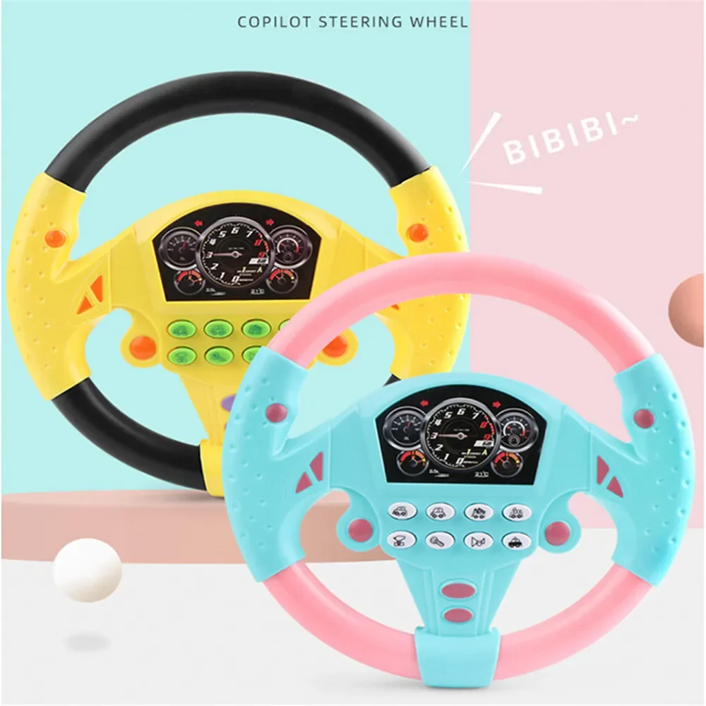 Simulazione elettrica volante giocattolo con luce e suono educativo per bambini auto giocattolo vocale regalo Multi set di apprendimento precoce