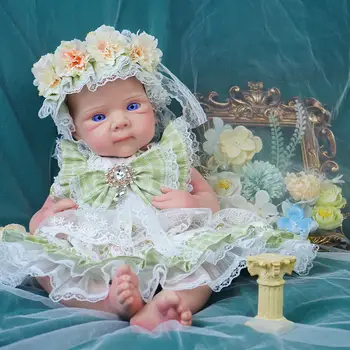 20.47吋大號重生全身矽膠娃娃,可愛微笑,新生女嬰 10 最佳銷售 Feelwind 重生娃娃 - №3