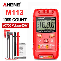 ANENG M113 Mini Multimeter Digital 1999 Counts AC/DC Voltage Meter Ohm NCV Inteligent Measuring Instruments Electricity Tools