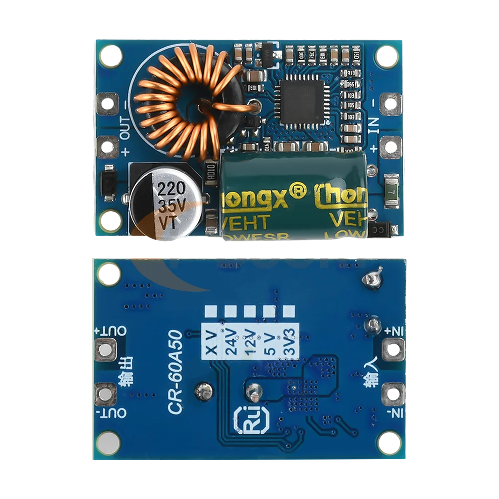 DC 12~60V To DC5/12V Buck Power Module Constant Voltage/Current Voltage Regulator Power Supply Board Fast Charging Module