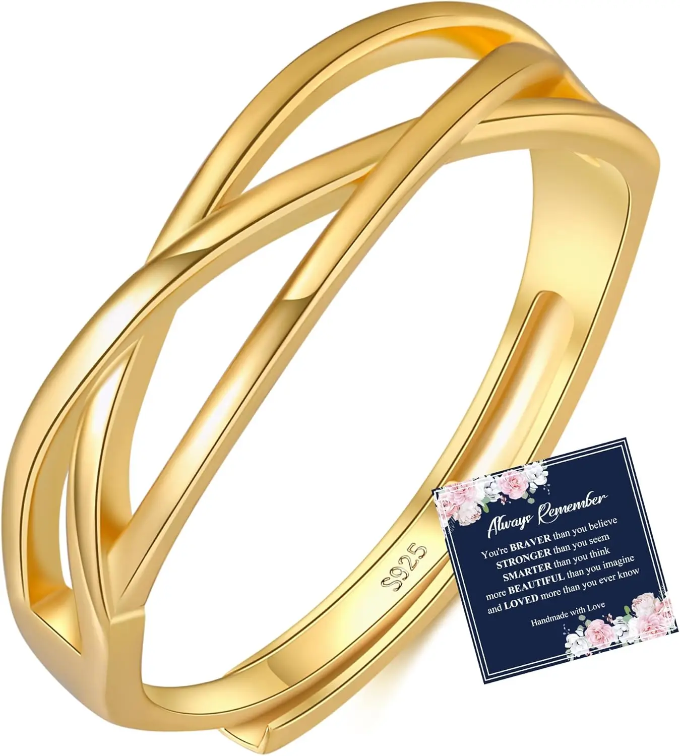 

Серебряное регулируемое кольцо Ooopel из стерлингового серебра S925 для женщин, с кубическим цирконием, в форме узла любви, изящное, минималистичное