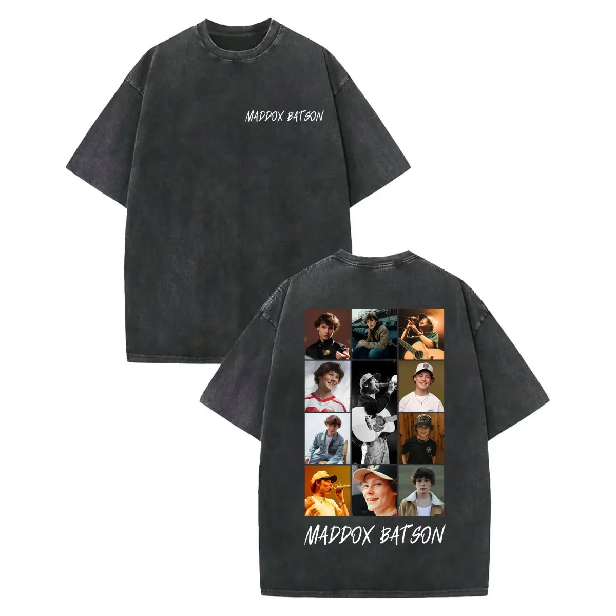 

Vintage Washed Singer Maddox Batson Merch T-shirt Live Worldwide Tour 2026 T Shirt Men Women Fashion Casual Oversized T-shirts